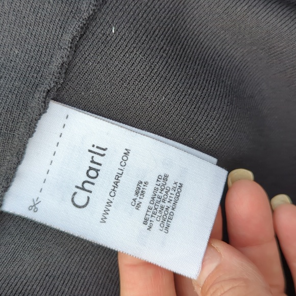 Charli Black Knit Vikki Midi Tie Waist Dress - Picture 9 of 10